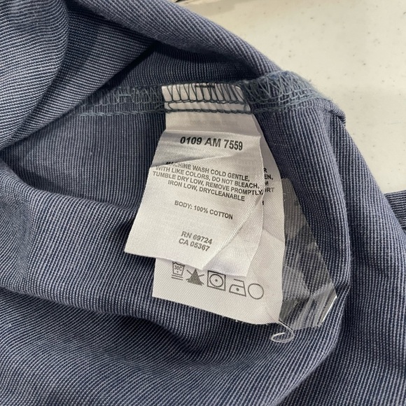 Columbia sportswear men size XL short sleeve grayish blue button up. - Picture 7 of 12